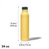 imageOXO Strive 20oz Insulated Water Bottle with Standard Lid  GarnetCitrine