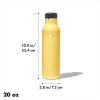 imageOXO Strive 20oz Insulated Water Bottle with Standard Lid  GarnetCitrine