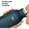 imageOXO Strive 20oz Insulated Water Bottle with Standard Lid  GarnetDark Cobalt