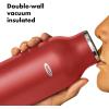 imageOXO Strive 20oz Insulated Water Bottle with Standard Lid  GarnetGarnet