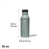 imageOXO Strive 20oz Insulated Water Bottle with Standard Lid  GarnetJade