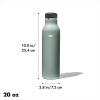 imageOXO Strive 20oz Insulated Water Bottle with Standard Lid  GarnetJade