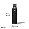 imageOXO Strive 20oz Insulated Water Bottle with Standard Lid  GarnetOnyx