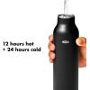 imageOXO Strive 20oz Insulated Water Bottle with Standard Lid  GarnetOnyx