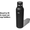 imageOXO Strive 20oz Insulated Water Bottle with Standard Lid  GarnetOnyx