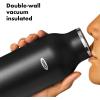 imageOXO Strive 20oz Insulated Water Bottle with Standard Lid  GarnetOnyx