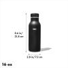 imageOXO Strive 20oz Insulated Water Bottle with Standard Lid  GarnetOnyx