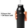 imageOXO Strive 20oz Insulated Water Bottle with Standard Lid  GarnetOnyx