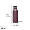 imageOXO Strive 20oz Insulated Water Bottle with Standard Lid  GarnetPurple Garnet