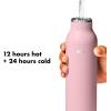 imageOXO Strive 20oz Insulated Water Bottle with Standard Lid  GarnetRose Quartz