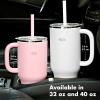 imageOXO Strive XL Tumbler with Handle  32 oz  QuartzBlue Topaz