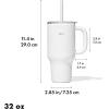 imageOXO Strive XL Tumbler with Handle  32 oz  QuartzQuartz