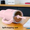 imageOXO Strive XL Tumbler with Handle  32 oz  QuartzRose Quartz