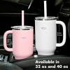 imageOXO Strive XL Tumbler with Handle  40 oz  OnyxRose Quartz