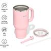 imageOXO Strive XL Tumbler with Handle  40 oz  OnyxRose Quartz