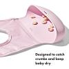 imageOXO Tot RollUp Bib 2 Pack GrayNavyDrizzleBlossom