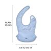 imageOXO Tot RollUp Bib 2 Pack GrayNavyDrizzleDusk