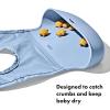 imageOXO Tot RollUp Bib 2 Pack GrayNavyDrizzleDusk
