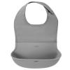 imageOXO Tot RollUp Bib 2 Pack GrayNavyTealGray