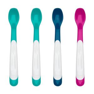 imageOXO Tot Plastic Feeding Spoon MultipackTealNavyPink