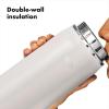 imageOXO 40 oz Insulated Handled Lid Water Bottle Topaz BlueQuartz