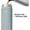 imageOXO 40 oz Insulated Handled Lid Water Bottle Topaz BlueSlate