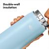 imageOXO 40 oz Insulated Handled Lid Water Bottle Topaz BlueTopaz Blue