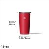 imageOXO Strive 20oz Insulated Tumbler with Sliding Lid  AmethystGarnet