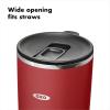 imageOXO Strive 20oz Insulated Tumbler with Sliding Lid  AmethystGarnet