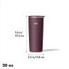 imageOXO Strive 20oz Insulated Tumbler with Sliding Lid  AmethystPurple Garnet