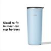 imageOXO Strive 20oz Insulated Tumbler with Sliding Lid  AmethystTopaz Blue