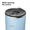 imageOXO Strive 20oz Insulated Tumbler with Sliding Lid  AmethystTopaz Blue