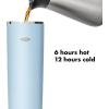 imageOXO Strive 20oz Insulated Tumbler with Sliding Lid  AmethystTopaz Blue