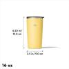 imageOXO Strive 20oz Insulated Tumbler with Sliding Lid  AquamarineCitrine
