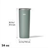 imageOXO Strive 20oz Insulated Tumbler with Sliding Lid  AquamarineJade