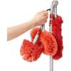 imageOXO Good Grips 3in1 Extendable Microfiber Long Reach Duster with Interchangeable Heads 8 ft Orange