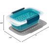 imageOXO Good Grips Prep ampamp Go 19 Cups045 L Container  Leakproof Food Storage  Ideal for leftovers and snacks  BPA Free  Microwave Safe  Dishwasher Safe  Freezer Safe  Odor and Stain Resistant 19 Cup Container with Colander