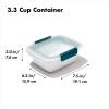 imageOXO Good Grips Prep ampamp Go 19 Cups045 L Container  Leakproof Food Storage  Ideal for leftovers and snacks  BPA Free  Microwave Safe  Dishwasher Safe  Freezer Safe  Odor and Stain Resistant 33 Cup Container