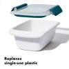 imageOXO Good Grips Prep ampamp Go 19 Cups045 L Container  Leakproof Food Storage  Ideal for leftovers and snacks  BPA Free  Microwave Safe  Dishwasher Safe  Freezer Safe  Odor and Stain Resistant 19 Cup Container