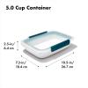 imageOXO Good Grips Prep ampamp Go 19 Cups045 L Container  Leakproof Food Storage  Ideal for leftovers and snacks  BPA Free  Microwave Safe  Dishwasher Safe  Freezer Safe  Odor and Stain Resistant 5 Cup Container