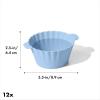 imageOXO Good Grips Silicone Baking Cups Pack of 12 Reusable BPAFree Dishwasher Safe NonStick Food Grade Cupcake And Muffin LinersBaking Cups  12