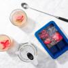 imageOXO Good Grips Silicone Stackable Ice Cube Tray with Lid  Large CubeDark Blue