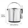imageOXO Ice Bucket and Tongs Set  Brushed Stainless Steel