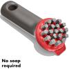 imageOXO Outdoor Heavy Duty Cast Iron Brush with CoverRedGreyHeavy Duty Brush with Cover