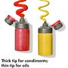 imageOXO Outdoor Leakproof Squeeze Bottle Set 3 6 ozShaker  Squeeze Bottle Set