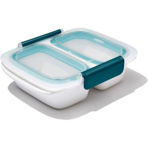 imageOXO Good Grips Prep ampamp Go 19 Cups045 L Container  Leakproof Food Storage  Ideal for leftovers and snacks  BPA Free  Microwave Safe  Dishwasher Safe  Freezer Safe  Odor and Stain Resistant 2 Cup Divided Container