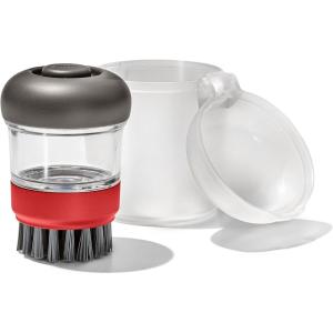 imageOXO Outdoor Kitchen Soap Dispensing Dish Brush with Storage Case
