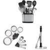 imageOXO Good Grips 15Piece Everyday Kitchen Utensil Set Silver15Piece