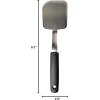 imageOXO Good Grips Silicone Cookie Spatula Gray 3 inchesGray