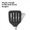 imageOXO Steel Silicone Flexible TurnerSteel Silicone Turner